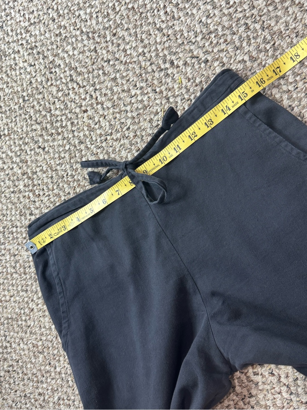 MARKETPLACE Cotton Patchwork Wide Leg Pull On Pants size S - Picture 9 of 12